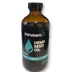 Bottle of Hemp Seed Oil